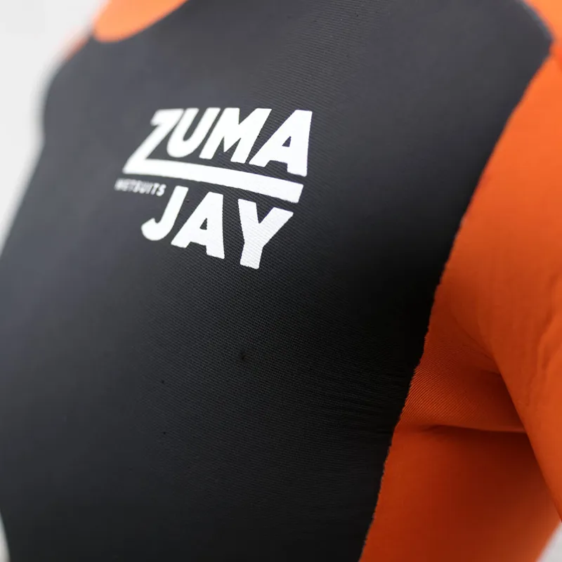 Zuma Jay Junior 4/3 Primo Back Zip Wetsuit Orange-2
